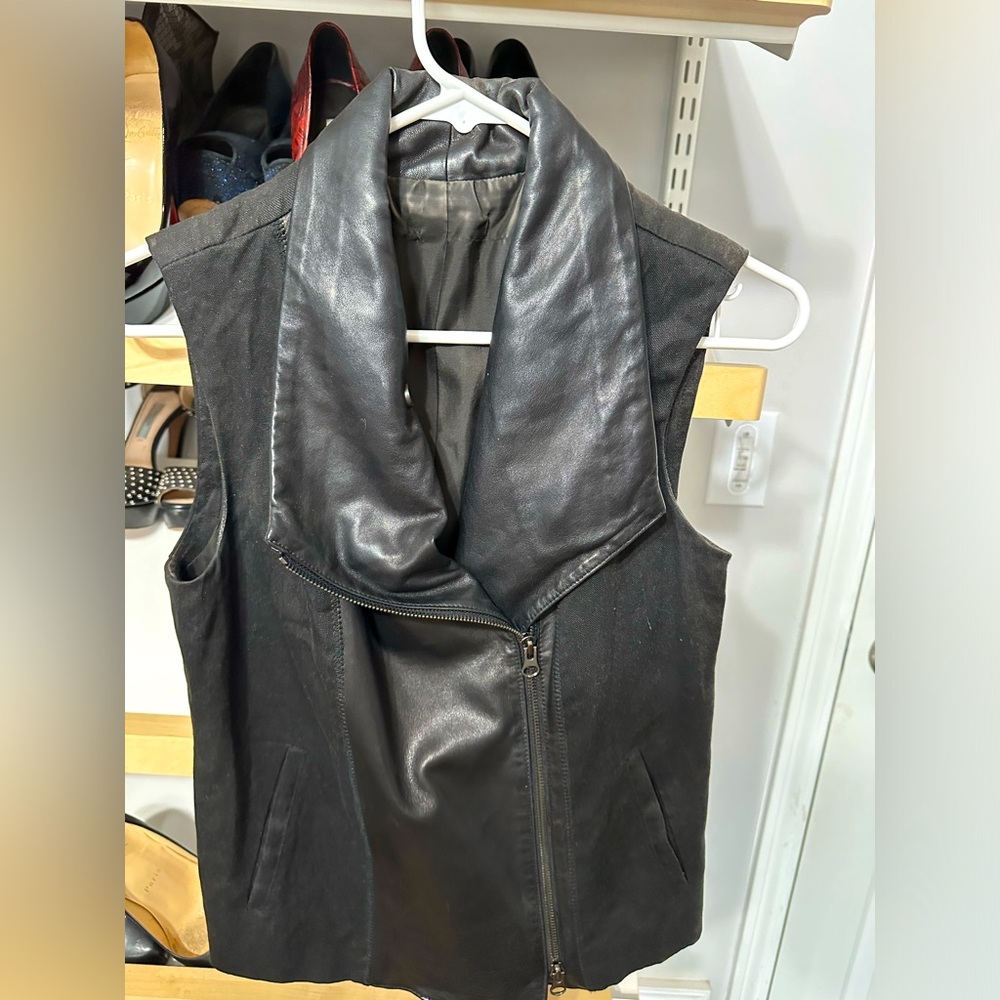 Vince Leather Vest